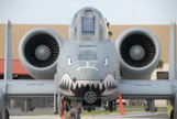 Front view of an A10 Warthog